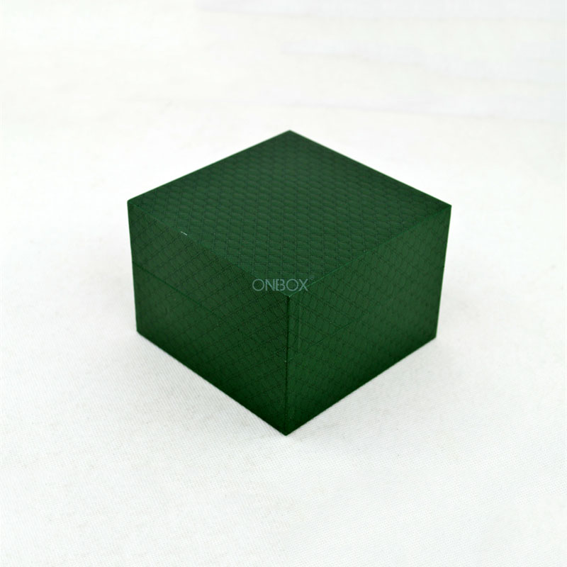 Green Luxury Watch Packaging Gift Storage Case Fabric Cloth Lining