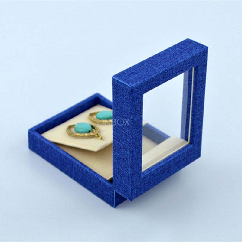 Small Pottery Barn Girls Jewelry Box With Clear Window On Top Customized Materials , Sizes And Logo