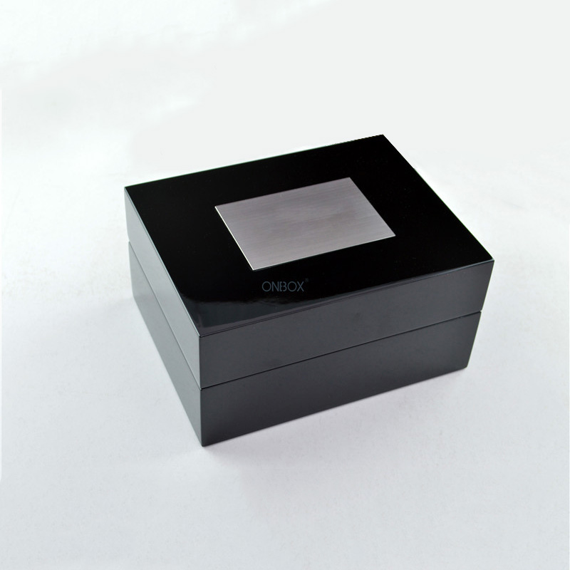 Luxury High - Gloss Painted Wooden Watch Box - Custom MDF Watch & Certificate Gift Box