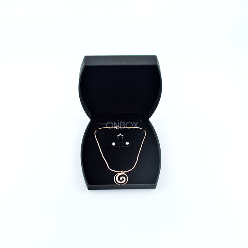 Luxury Black PU Jewelry Box - Custom Necklace Box, Factory - Direct with Fast Service