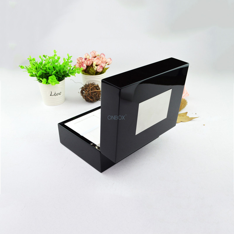 Luxury High - Gloss Painted Wooden Watch Box - Custom MDF Watch & Certificate Gift Box