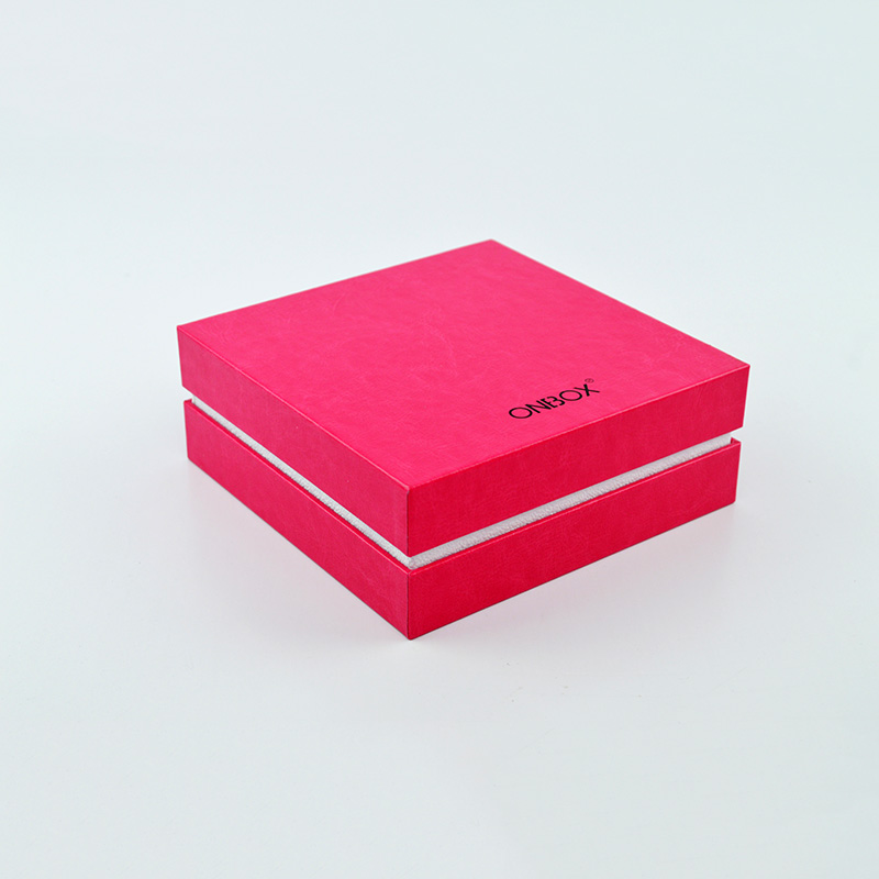 Top - Quality Pink PU Necklace & Jewelry Set Box - Customizable with Separated Lid