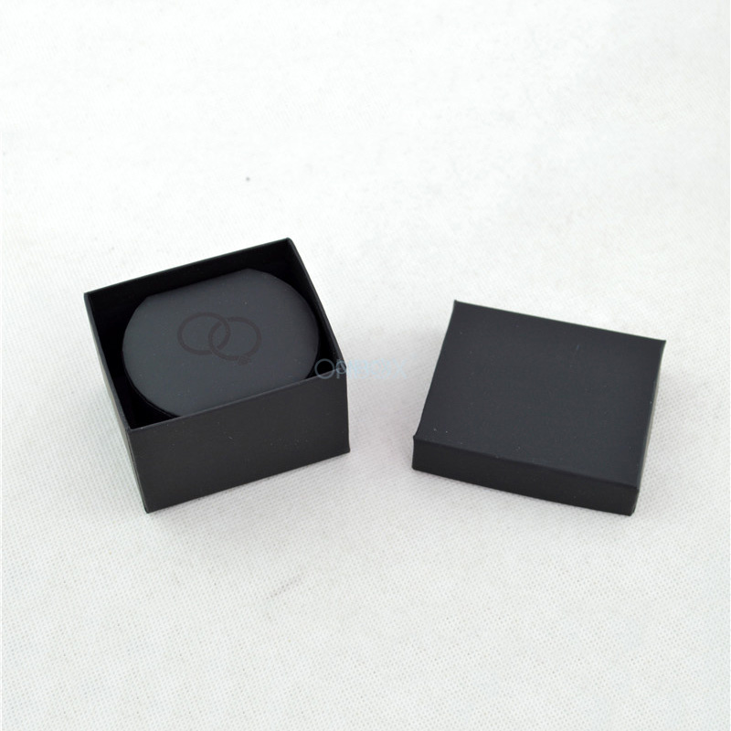 Factory Supply Black Specialty Paper Ring Box - Custom Jewelry Box for Single Ring Gifting