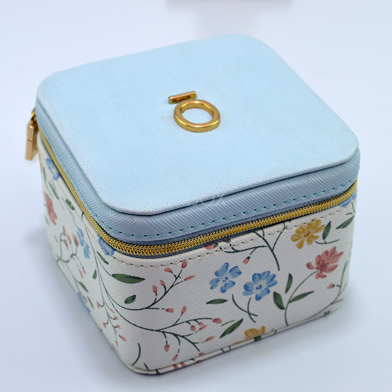 Custom Floral Leather Perfume Box - Luxury Gift Box for Oil & Fragrance, OEM/ODM Packaging