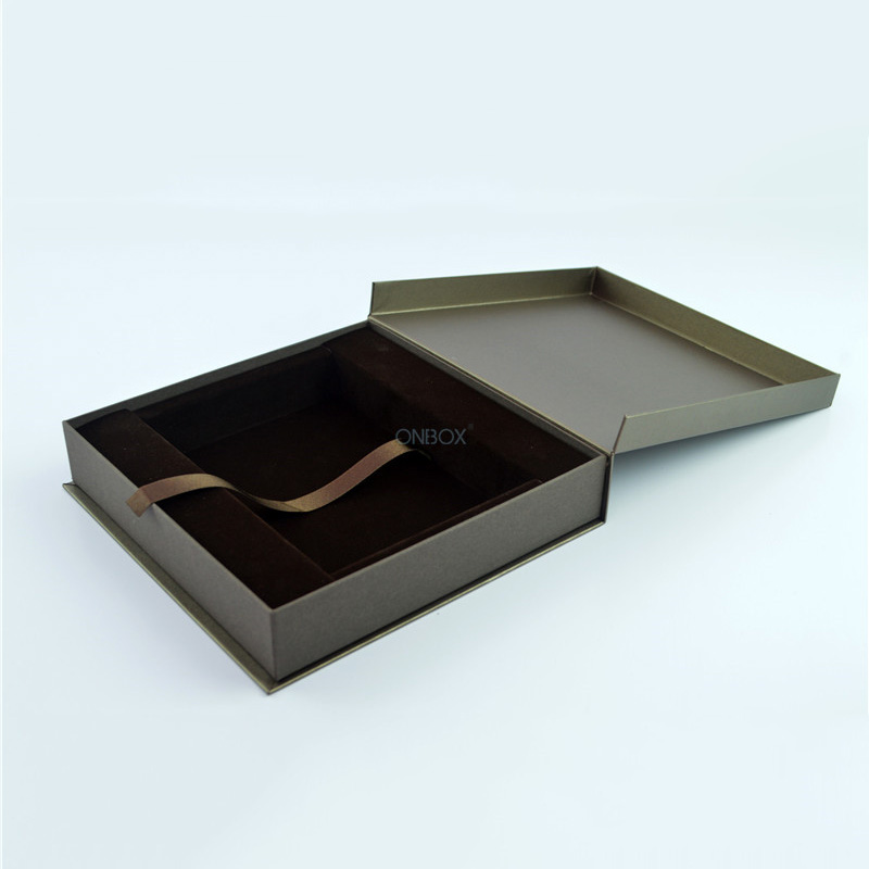 Luxury Brown Specialty Paper Gift Box - Custom Cardboard Box for Premium Gifting