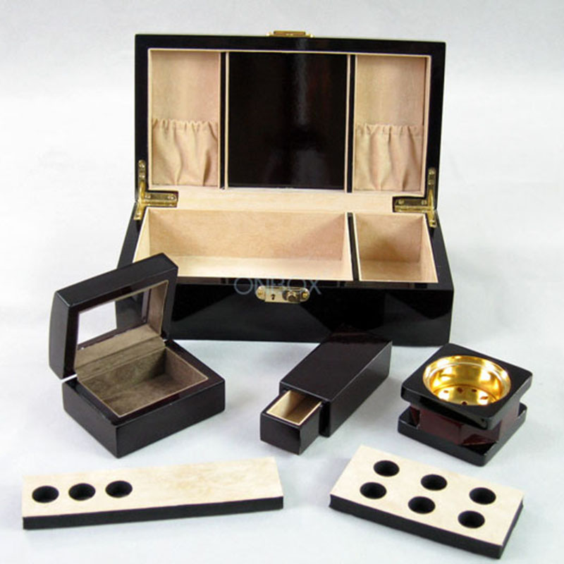 Luxury Painted Wooden Perfume & Aromatherapy Gift Box Set