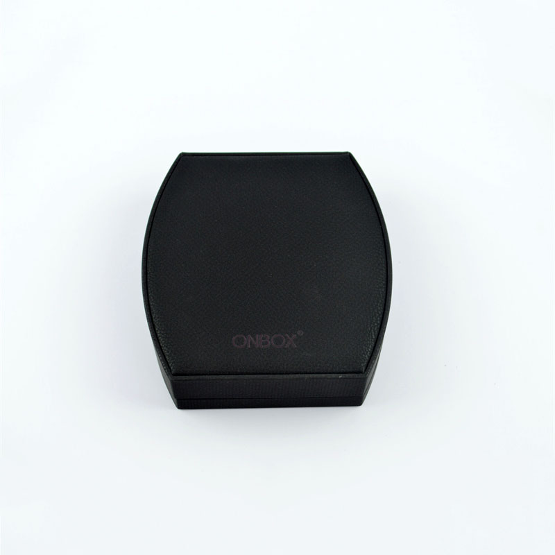 Luxury Black PU Necklace Box with Velvet Lining - Factory - Direct Jewelry Packaging