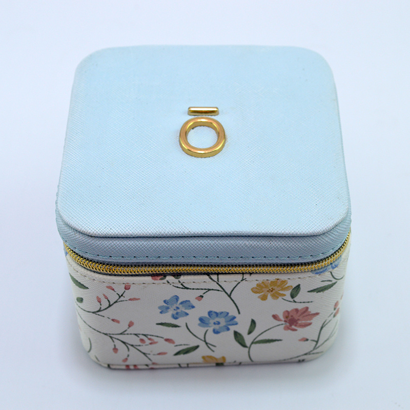 Custom Floral Leather Perfume Box - Luxury Gift Box for Oil & Fragrance, OEM/ODM Packaging
