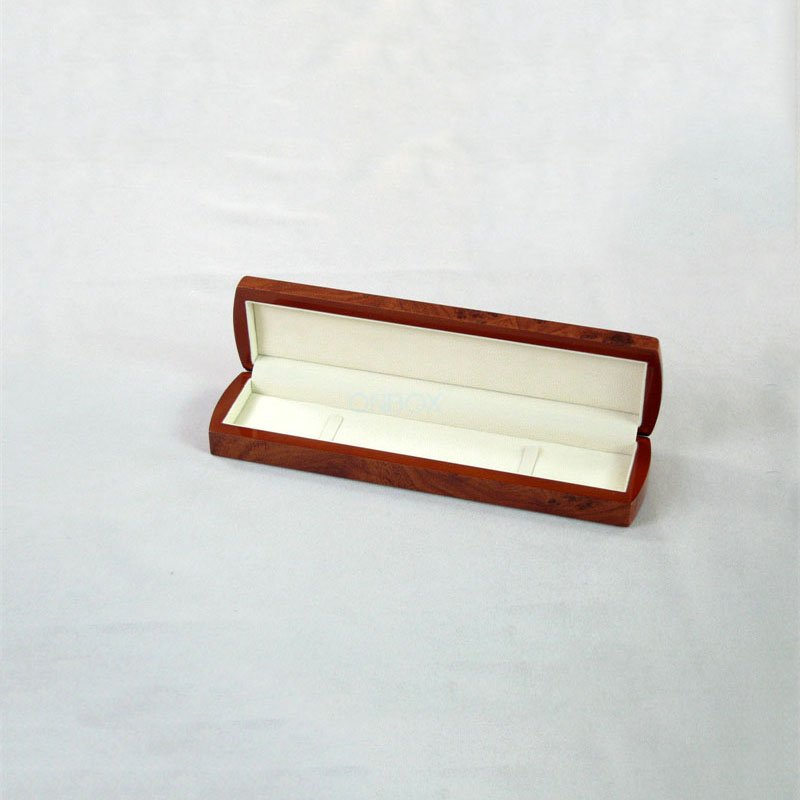 Vintage Wooden Pen Box & Gift Box with Arched Top - Ideal for Pens, Jewelry, and More