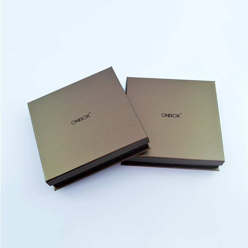 Luxury Brown Specialty Paper Gift Box - Custom Cardboard Box for Premium Gifting