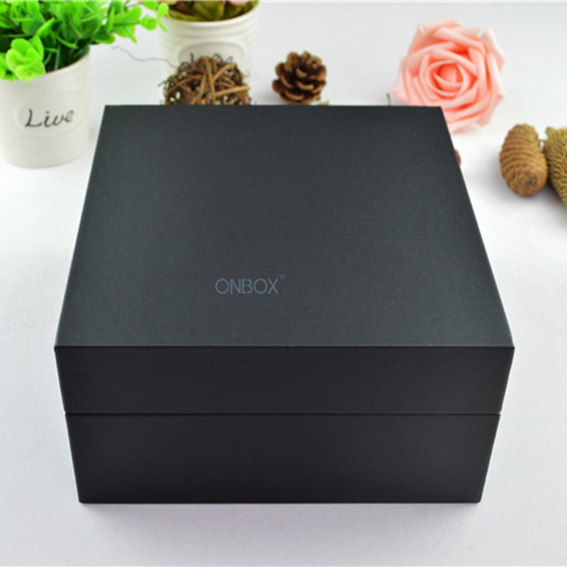 Luxury Black PU Leather Watch & Eyewear Gift Set Box - Custom Leather Box for Premium Gifting