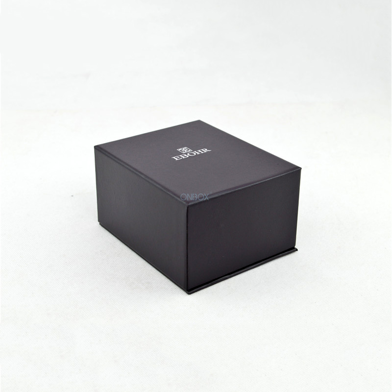 Luxury Black Specialty Paper Watch Box - Custom Paper Watch Packaging for Premium Timepieces