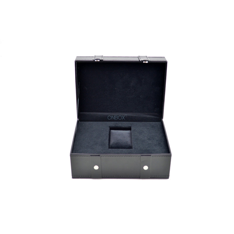 Luxury Brown PU Leather Watch Box - Custom Leather Watch Case for Premium Timepiece Packaging
