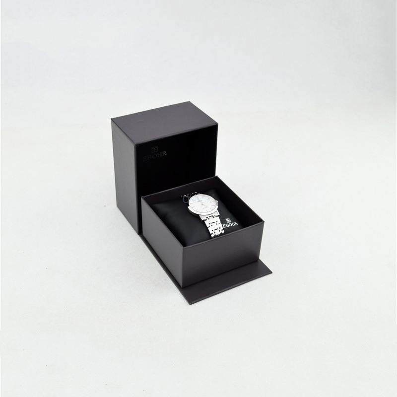 Luxury Black Specialty Paper Watch Box - Custom Paper Watch Packaging for Premium Timepieces