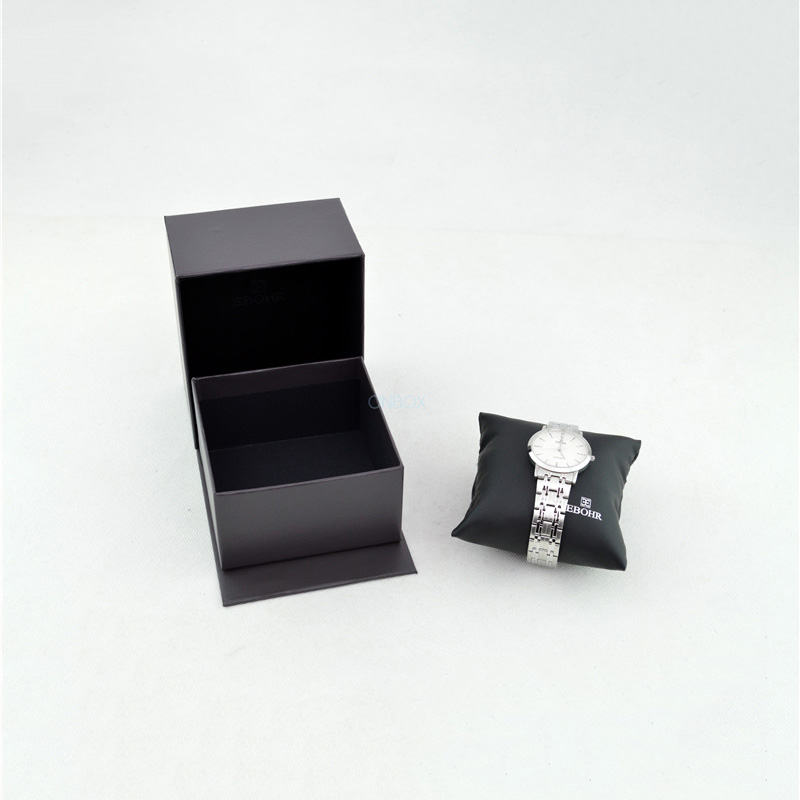 Luxury Black Specialty Paper Watch Box - Custom Paper Watch Packaging for Premium Timepieces